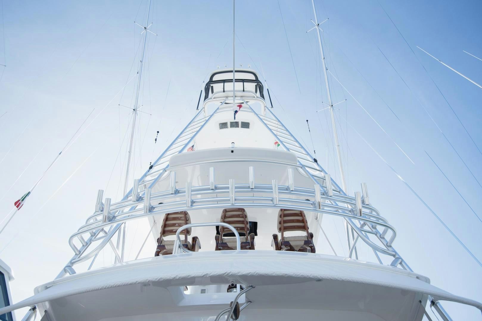 a white boat with a red stripe aboard C STUDENT Yacht for Sale