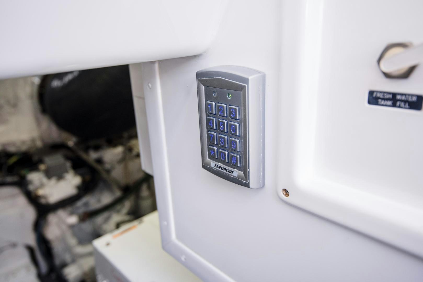 a close-up of a car stereo aboard C STUDENT Yacht for Sale