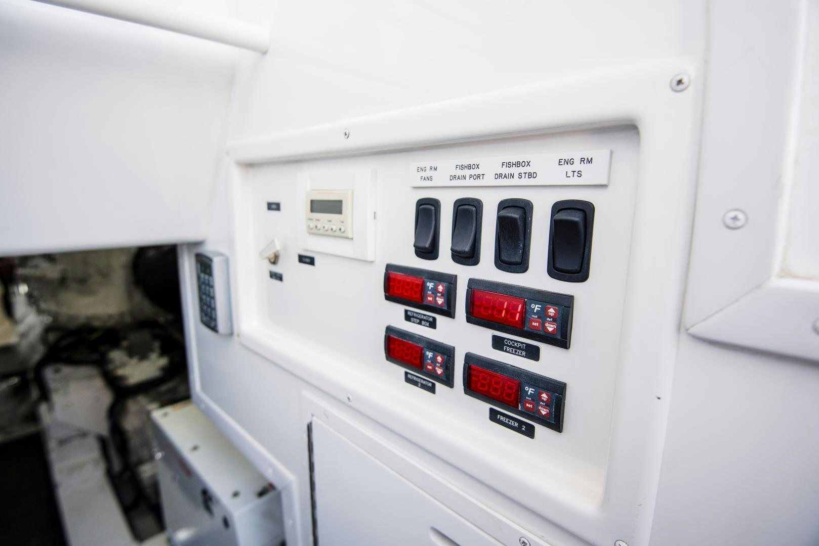 a white machine with buttons aboard C STUDENT Yacht for Sale
