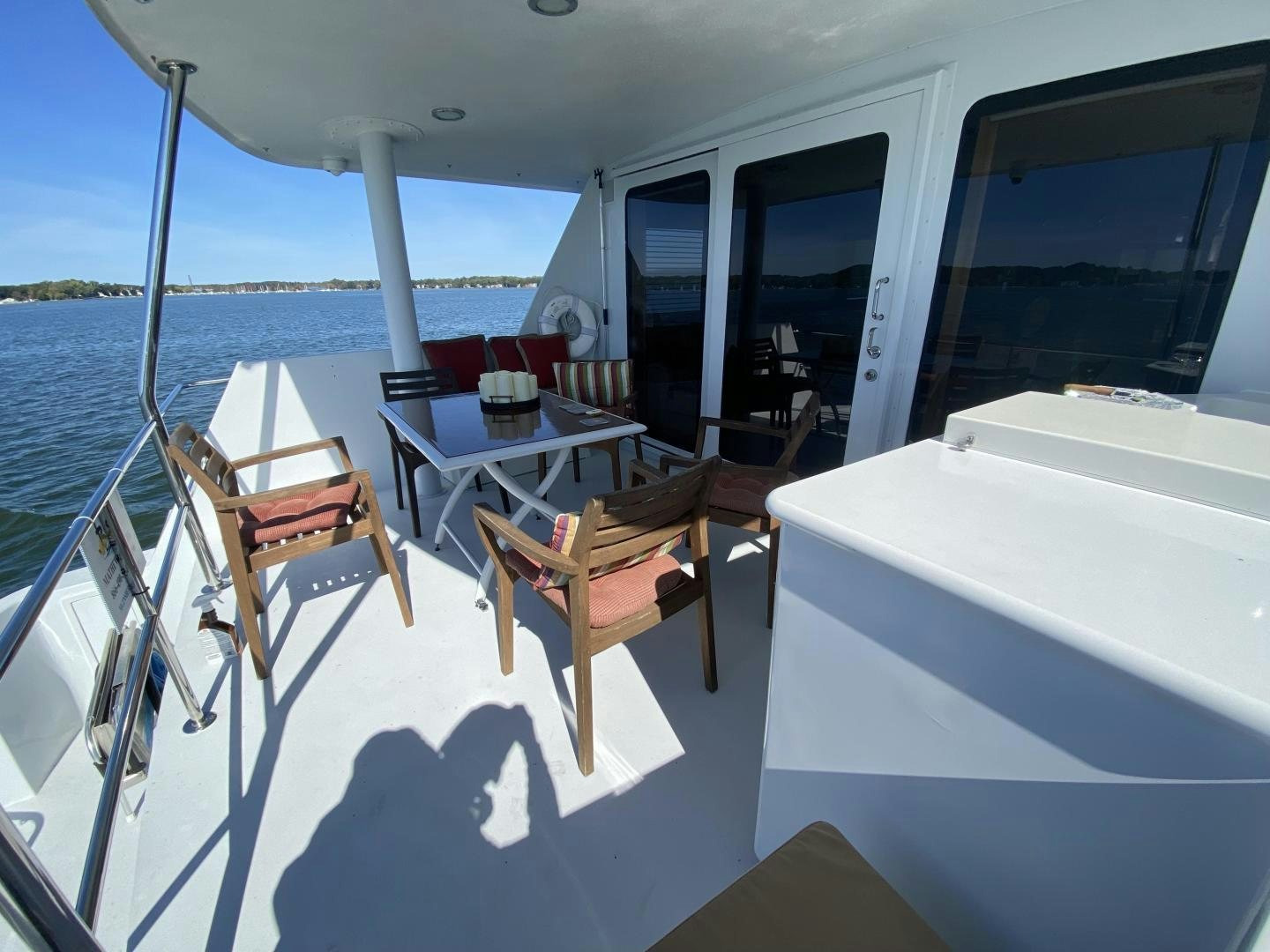 a boat on the water aboard LUCKY JOE Yacht for Sale