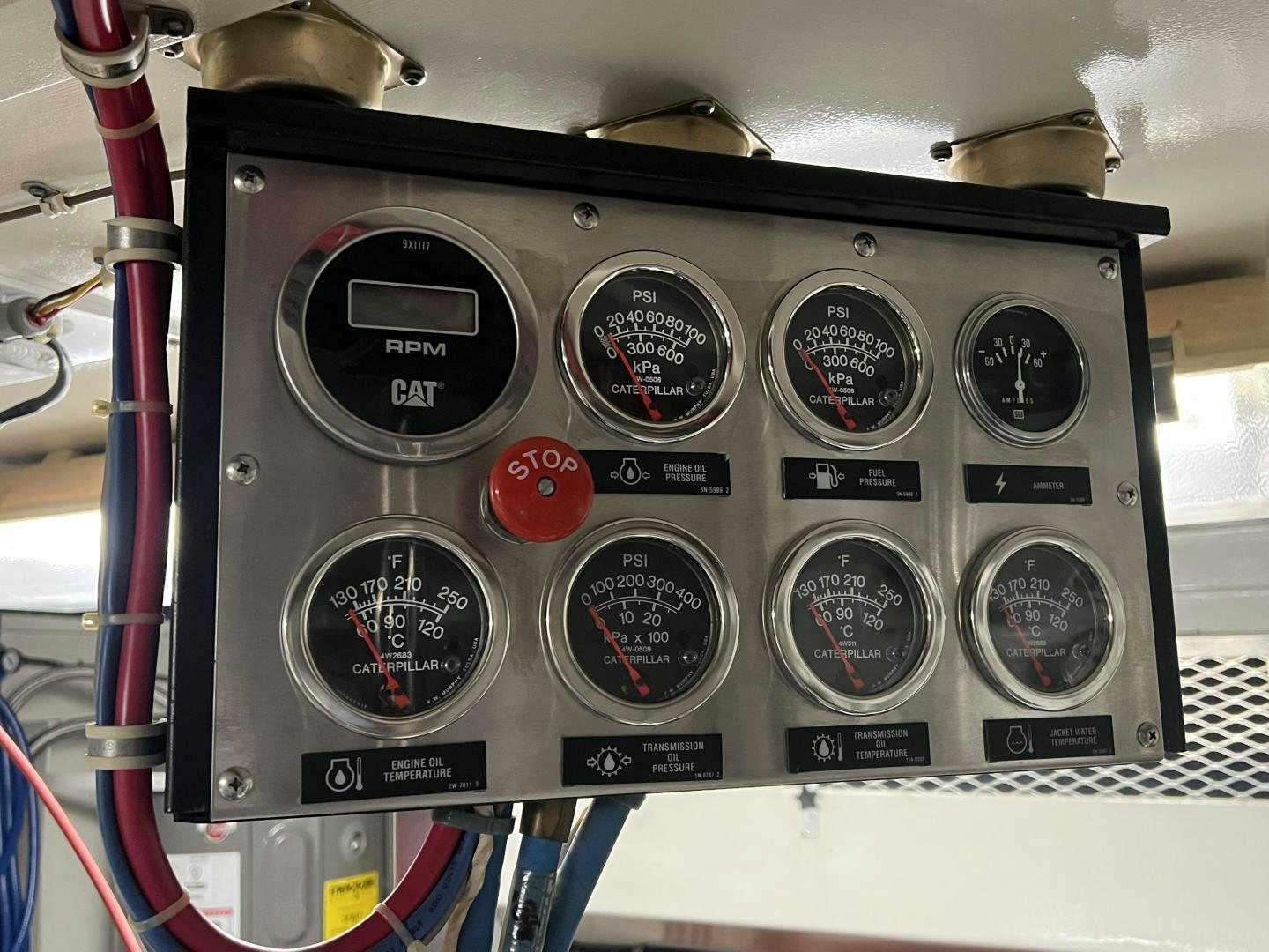 a close-up of a machine aboard LUCKY JOE Yacht for Sale