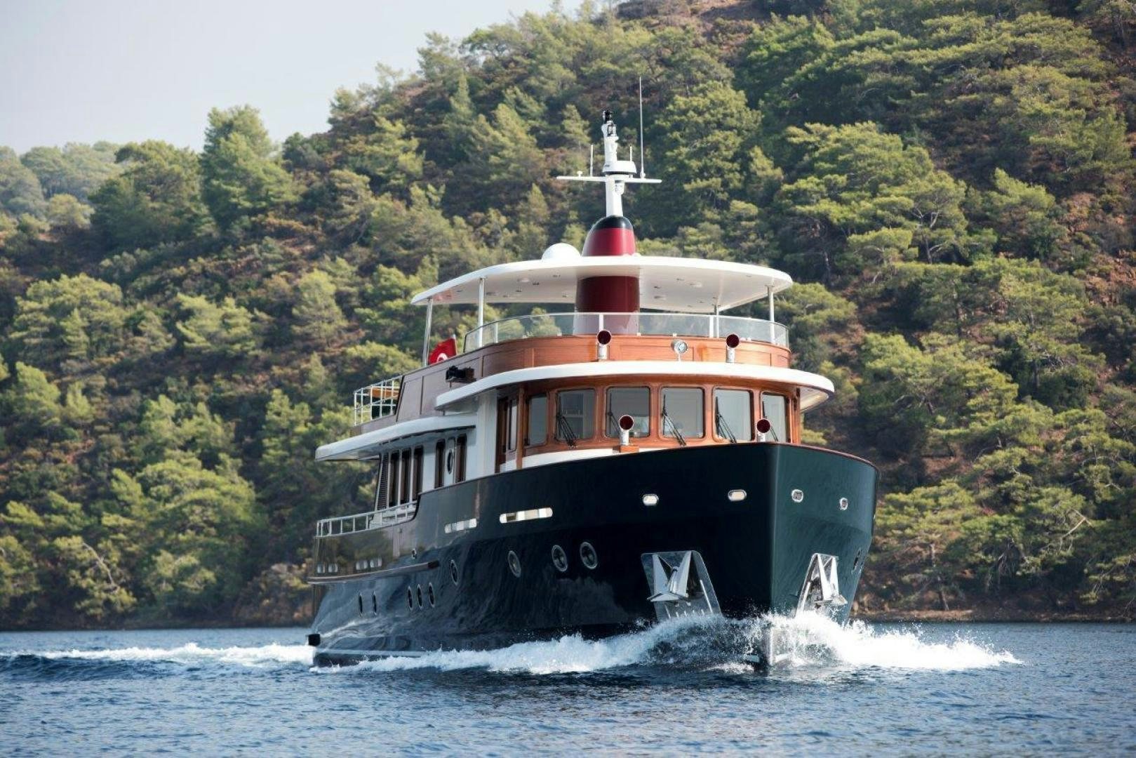 a boat on the water aboard MAGNOLIA ONE Yacht for Sale