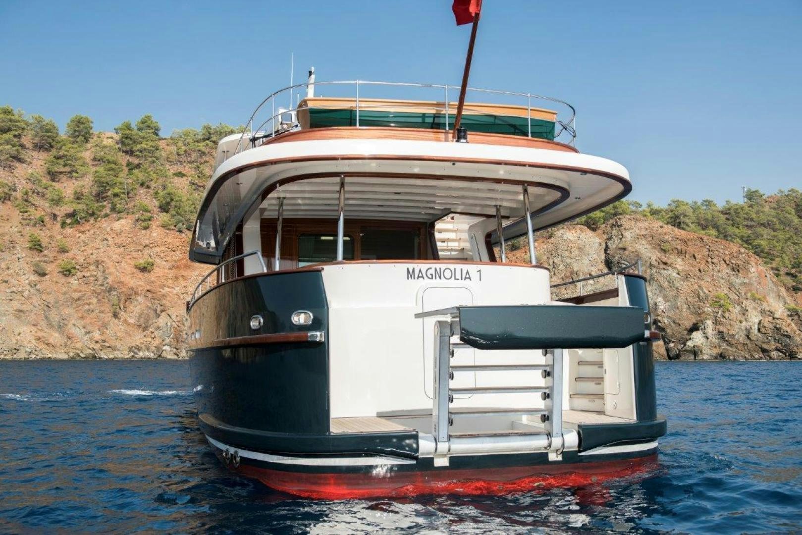 a boat on the water aboard MAGNOLIA ONE Yacht for Sale