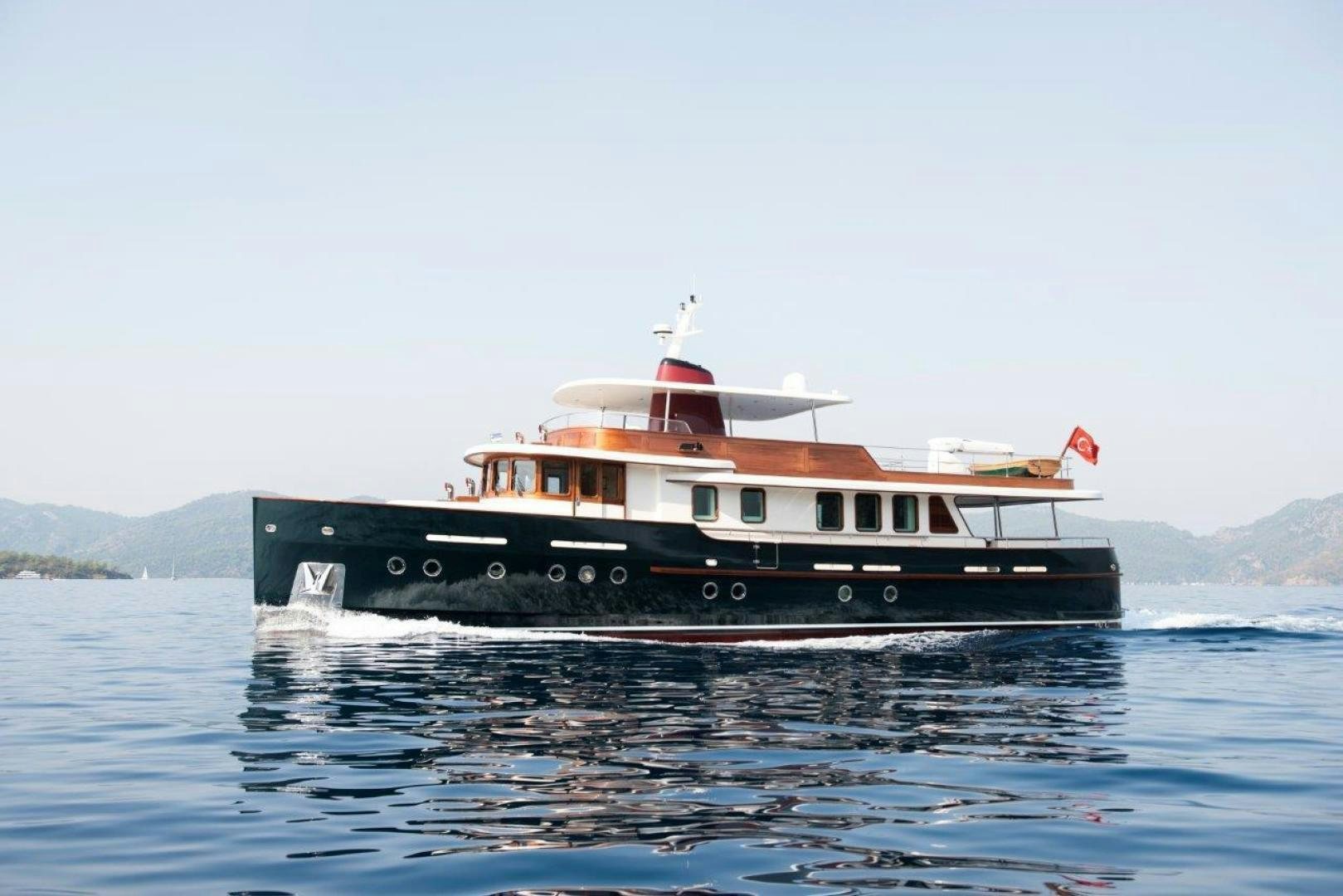 a boat on the water aboard MAGNOLIA ONE Yacht for Sale