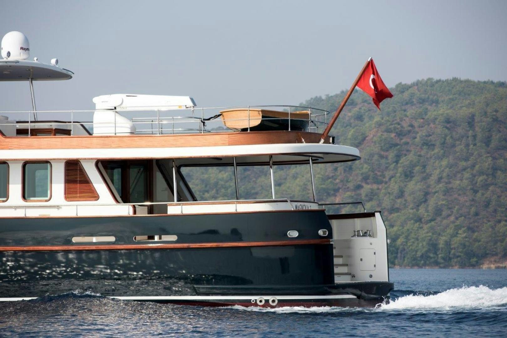 a boat on the water aboard MAGNOLIA ONE Yacht for Sale