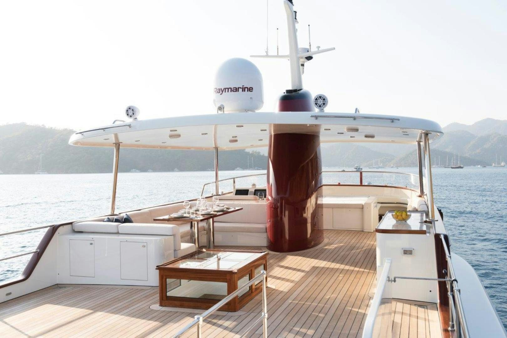 a boat on the water aboard MAGNOLIA ONE Yacht for Sale