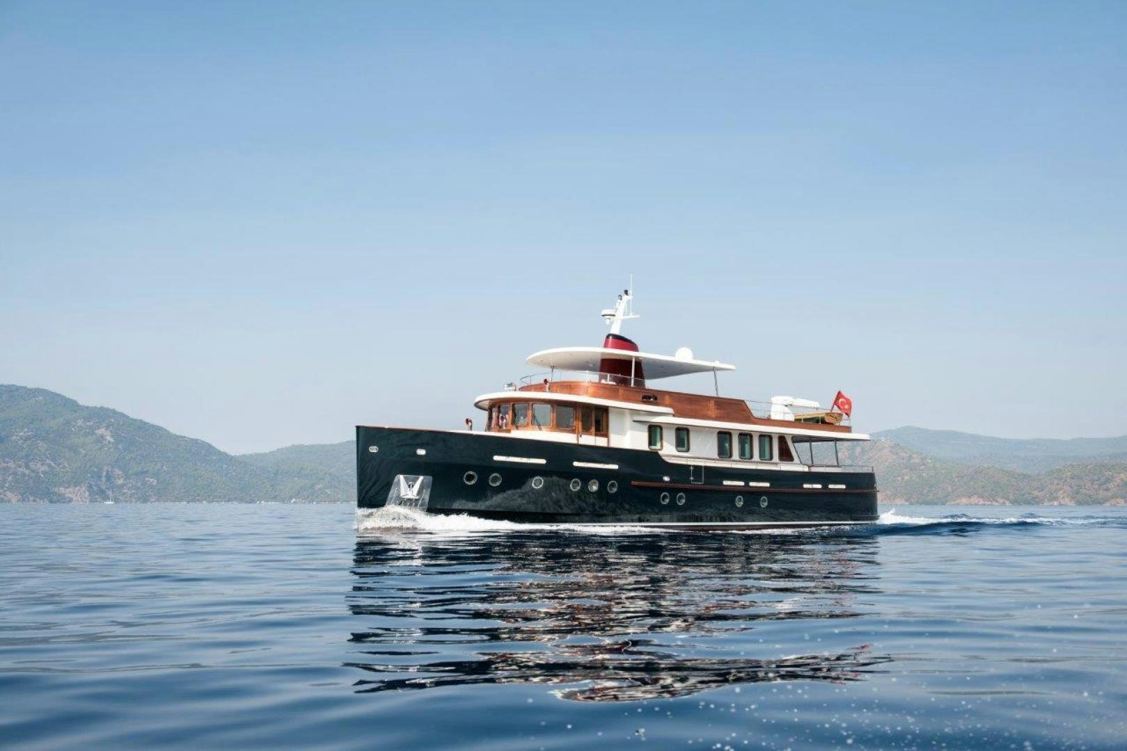 a boat on the water aboard MAGNOLIA ONE Yacht for Sale