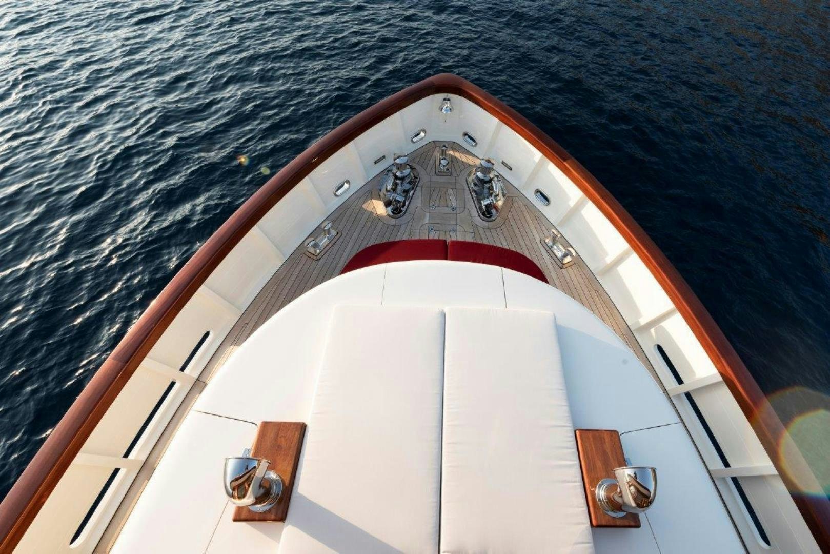 a cat sitting on a chair aboard MAGNOLIA ONE Yacht for Sale
