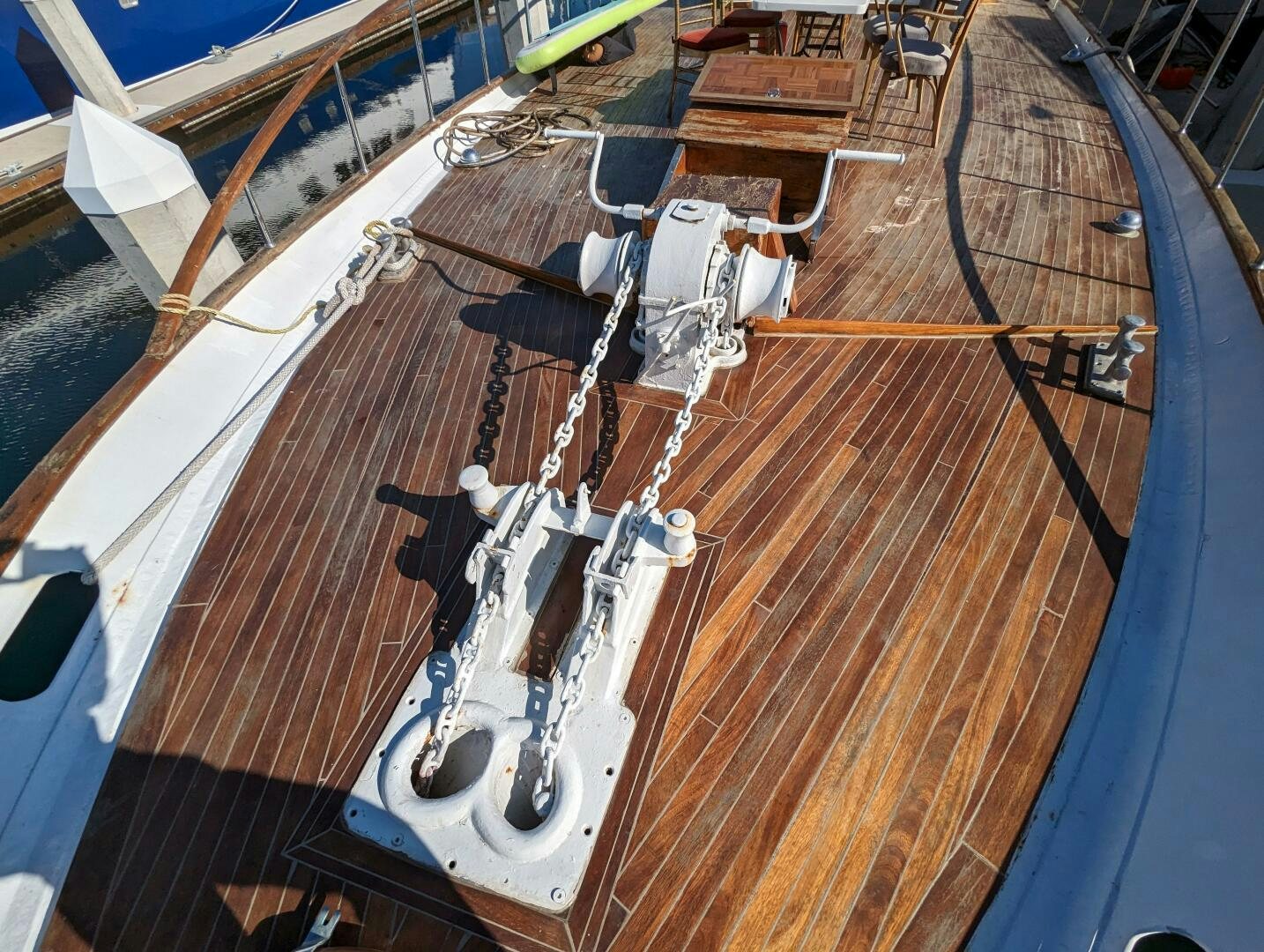 a model of a space ship aboard ISABELLA Yacht for Sale