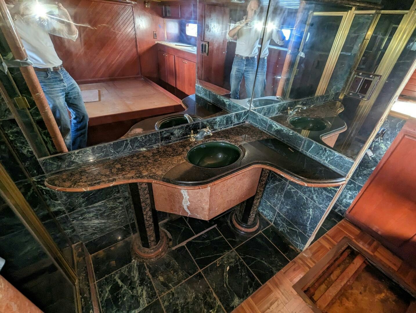 a large metal machine aboard ISABELLA Yacht for Sale