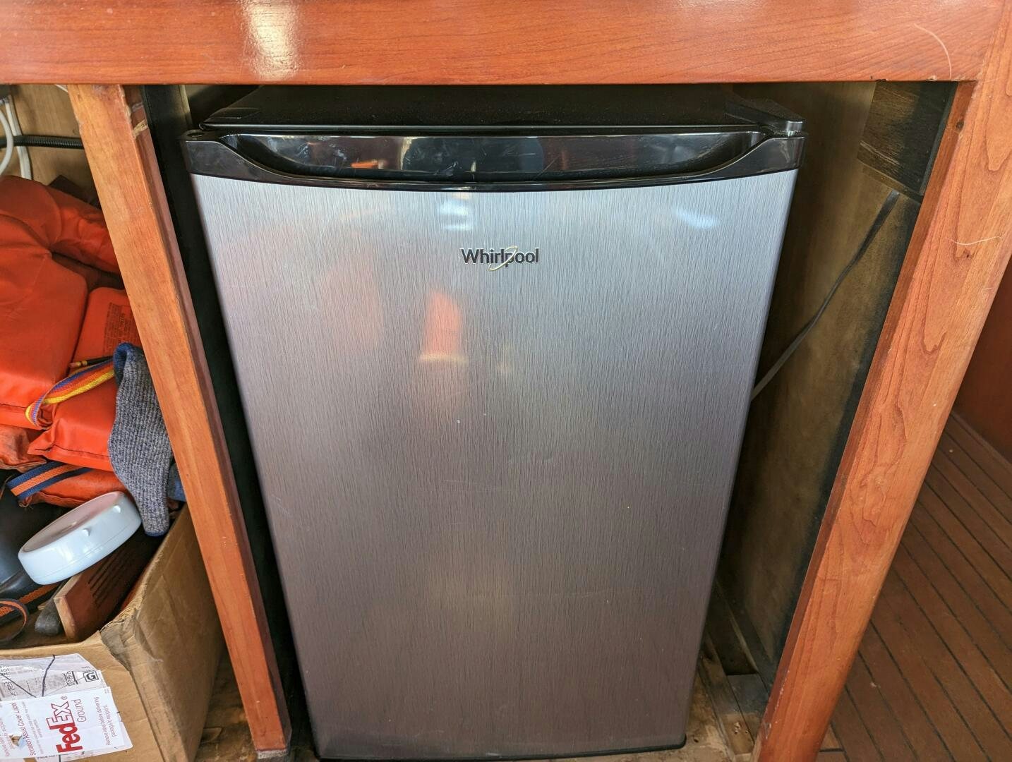 a black rectangular object aboard ISABELLA Yacht for Sale