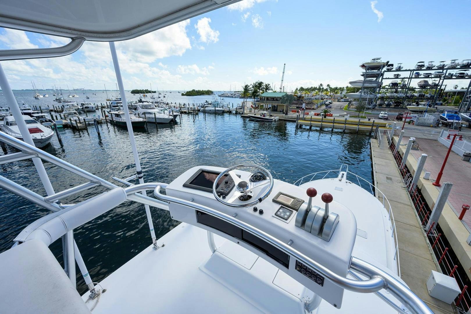 a boat in the water aboard VAGRANT Yacht for Sale
