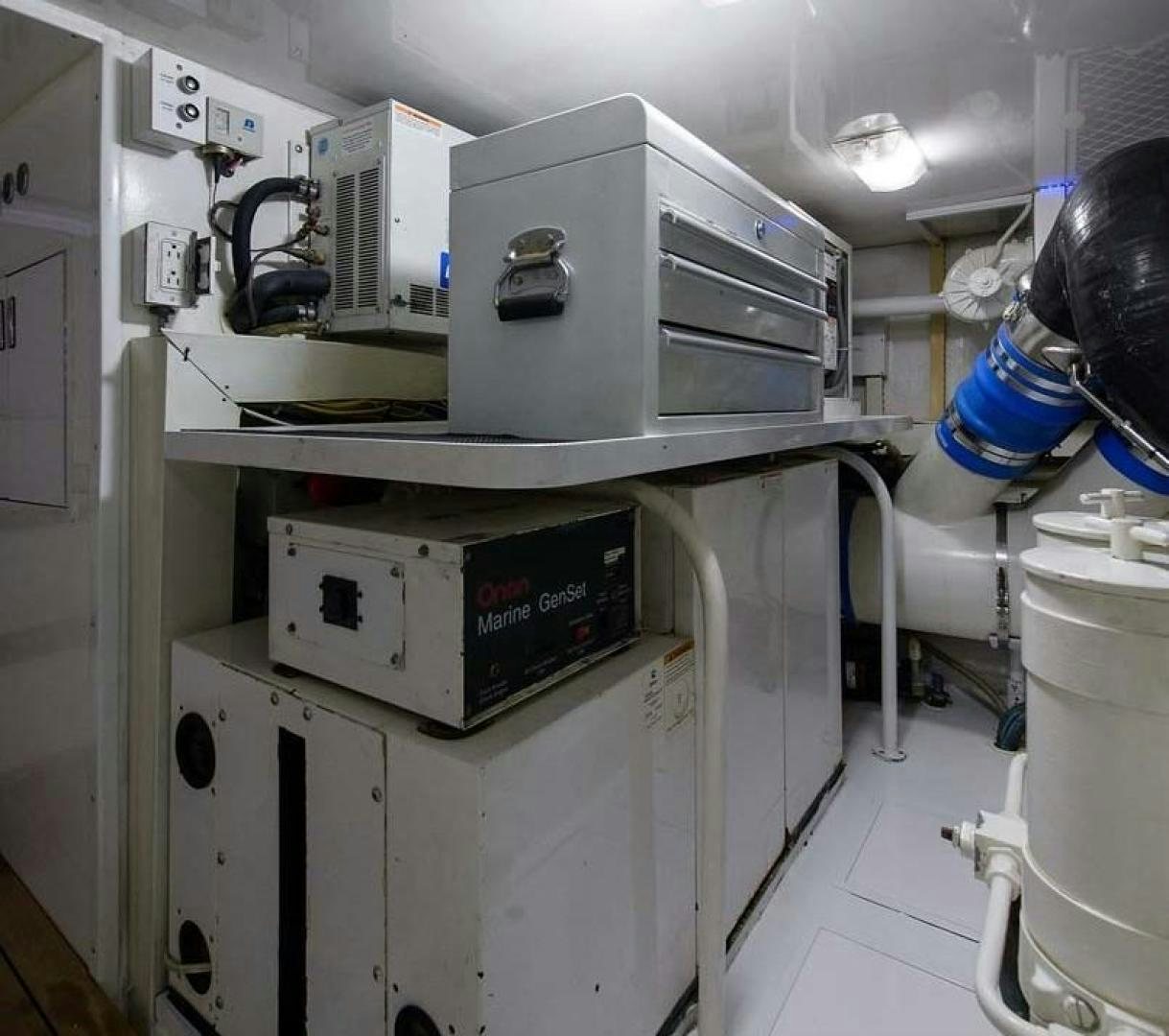 a close-up of a machine aboard VAGRANT Yacht for Sale