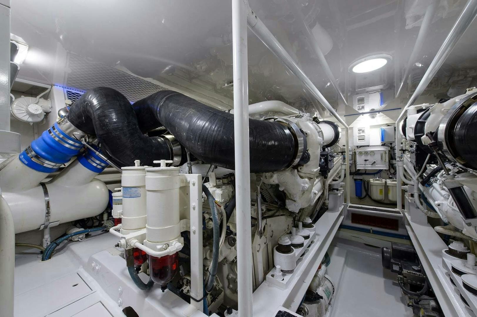 a close-up of a machine aboard VAGRANT Yacht for Sale