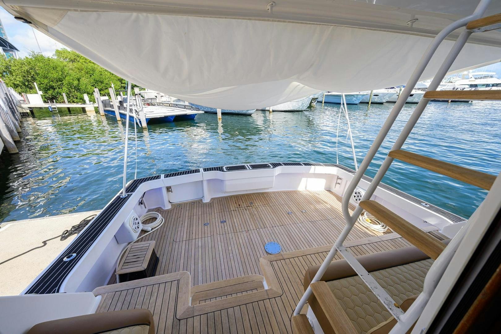 a boat on the water aboard VAGRANT Yacht for Sale