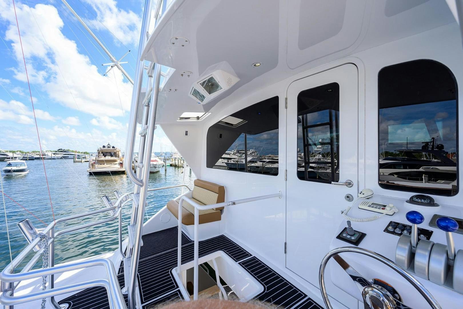 a boat on the water aboard VAGRANT Yacht for Sale