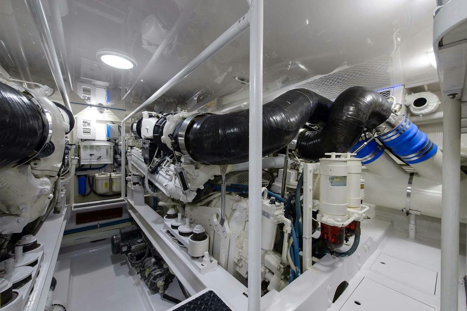a machine in a room aboard VAGRANT Yacht for Sale