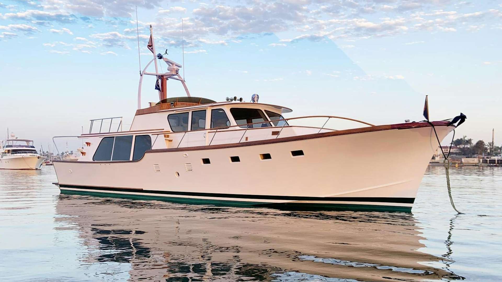 a boat in the water aboard SUMMER PLACE Yacht for Sale