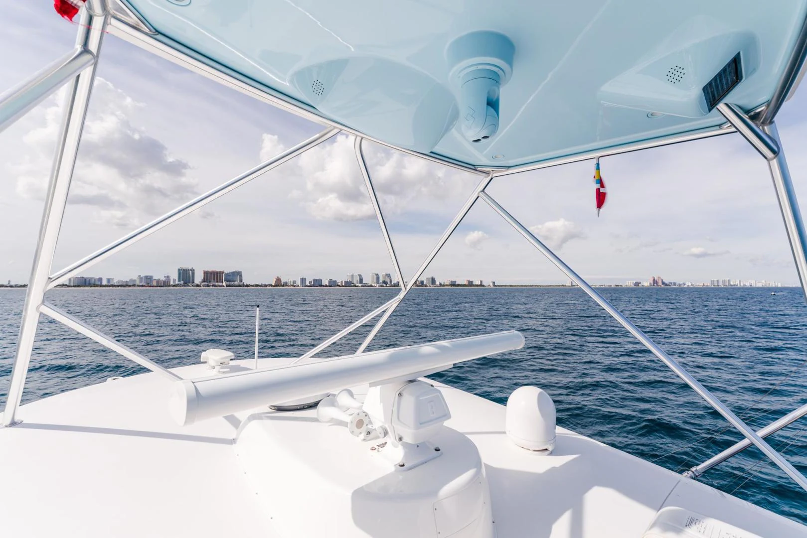 a boat on the water aboard PANACEA Yacht for Sale