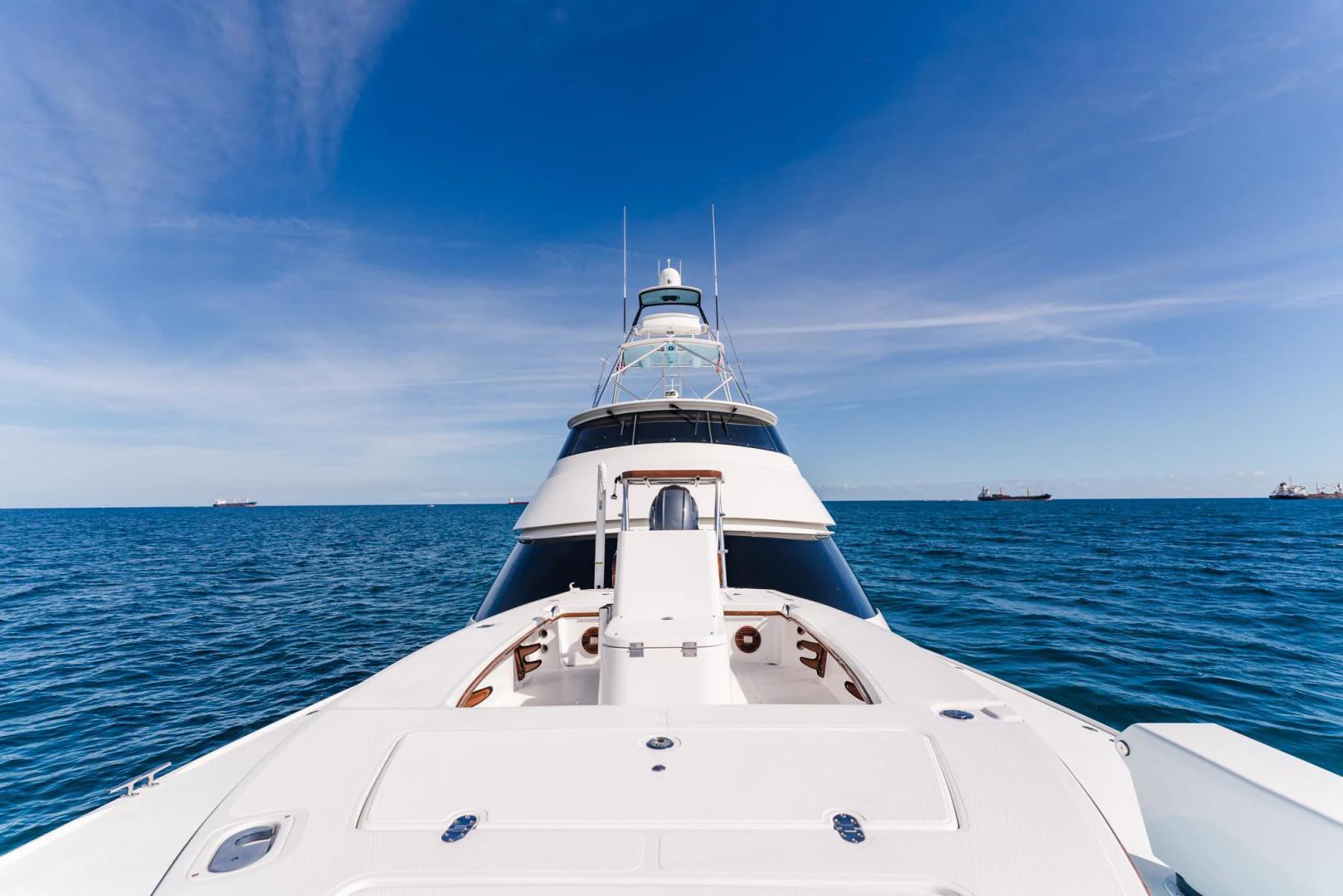 a boat in the water aboard PANACEA Yacht for Sale