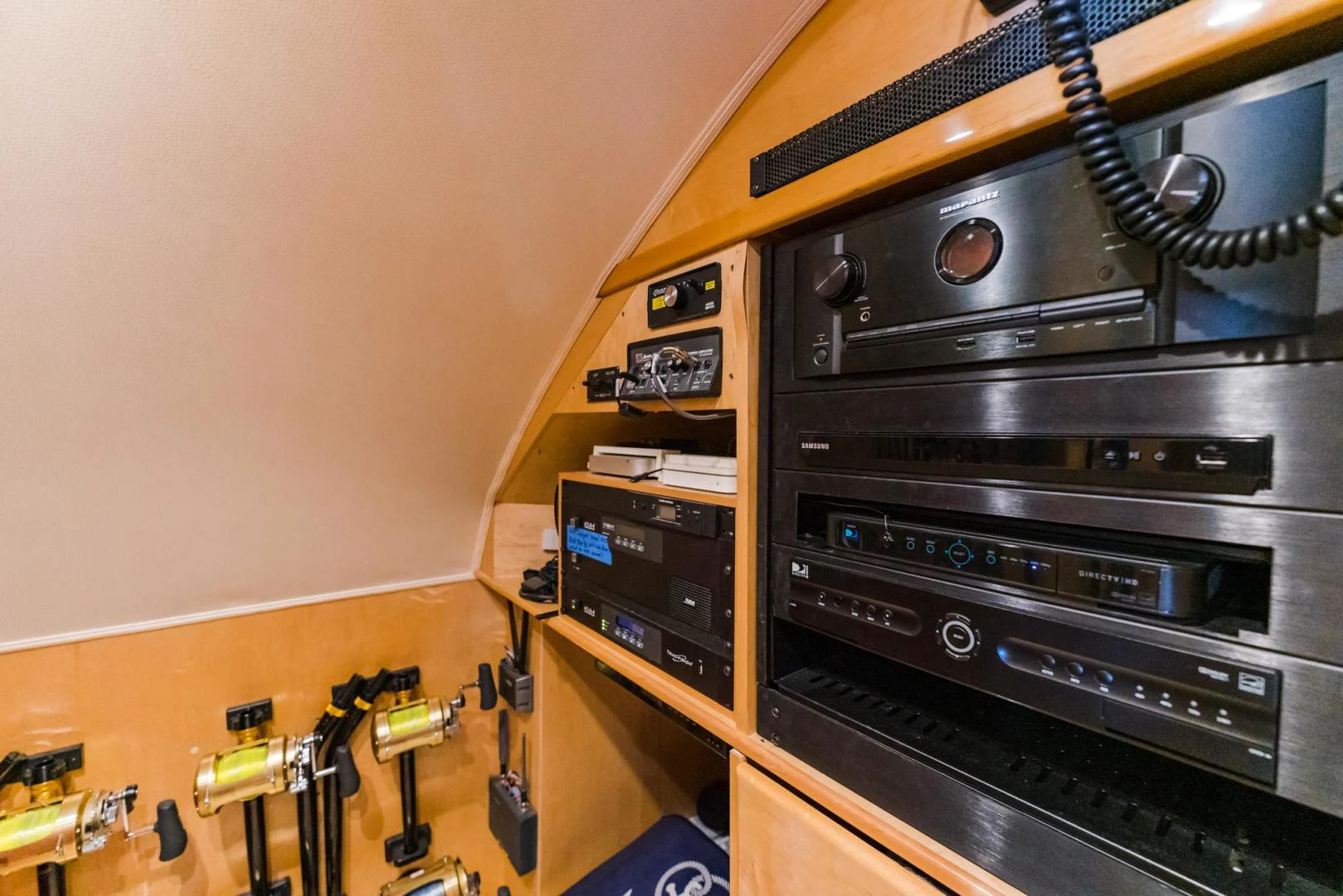 a group of electronic equipment aboard PANACEA Yacht for Sale
