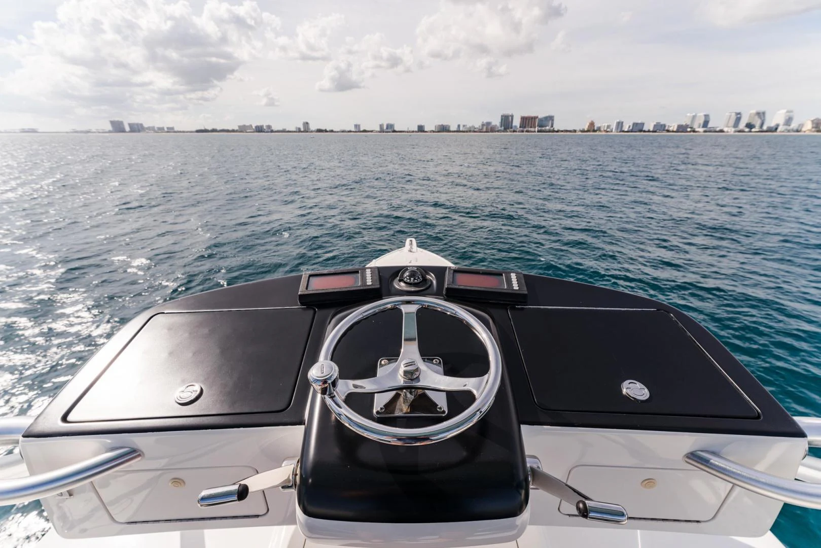 a boat on the water aboard PANACEA Yacht for Sale