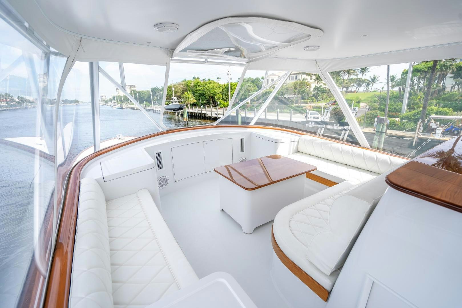 inside of a boat aboard TANGAROA Yacht for Sale