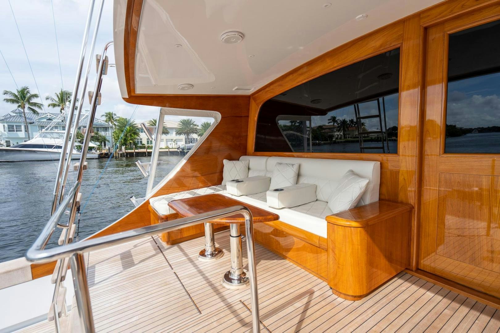 a boat on the water aboard TANGAROA Yacht for Sale