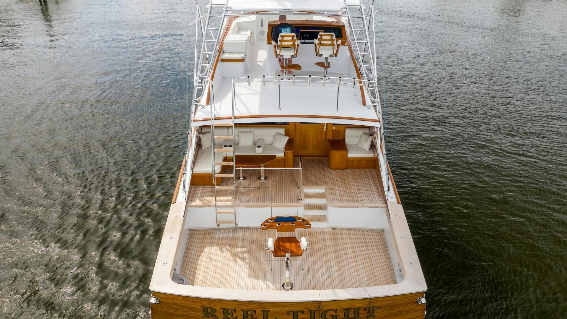 a boat on the water aboard TANGAROA Yacht for Sale