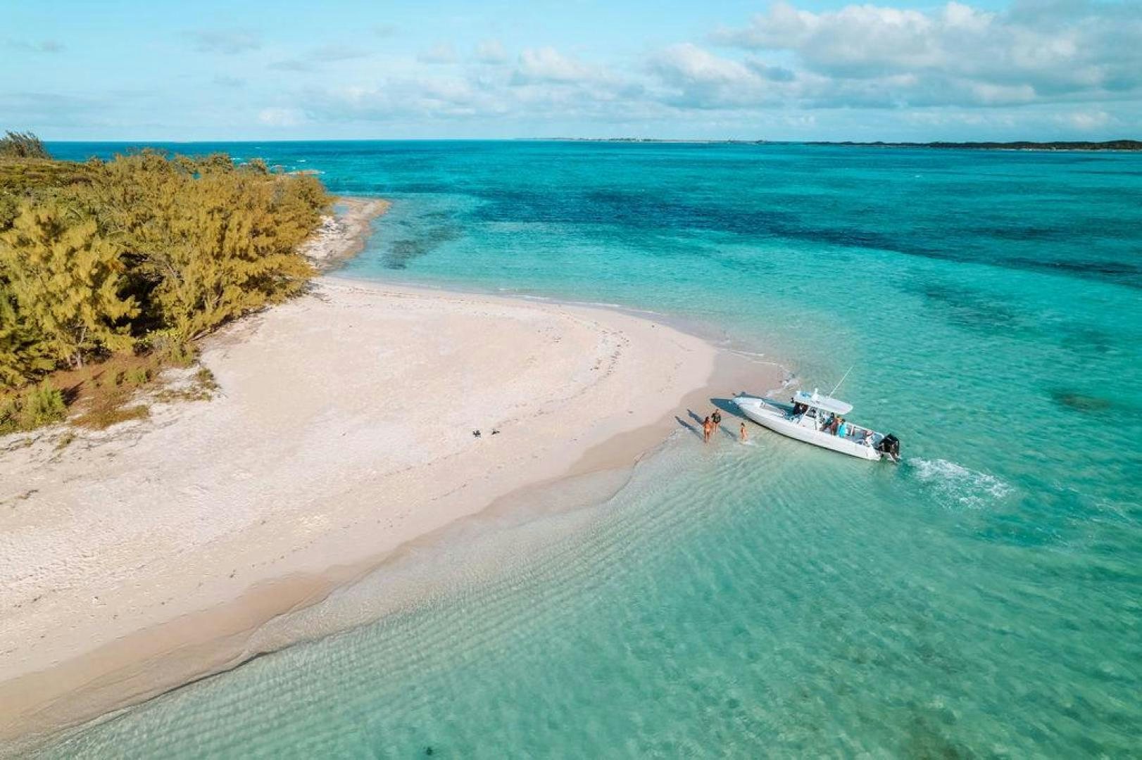 a boat on the beach aboard BEACHFRONT Yacht for Sale