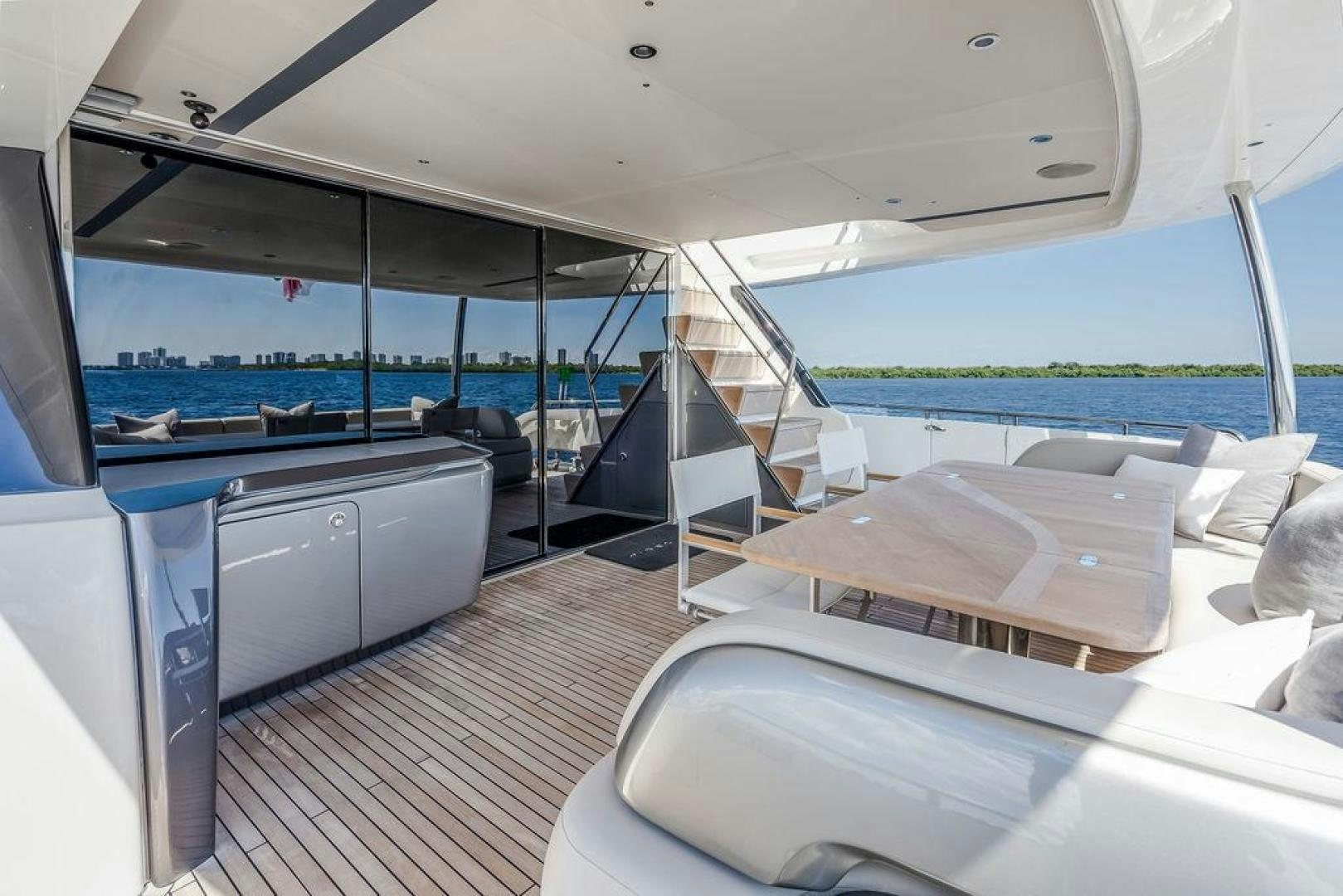 inside of a boat aboard HIDEOUT Yacht for Sale