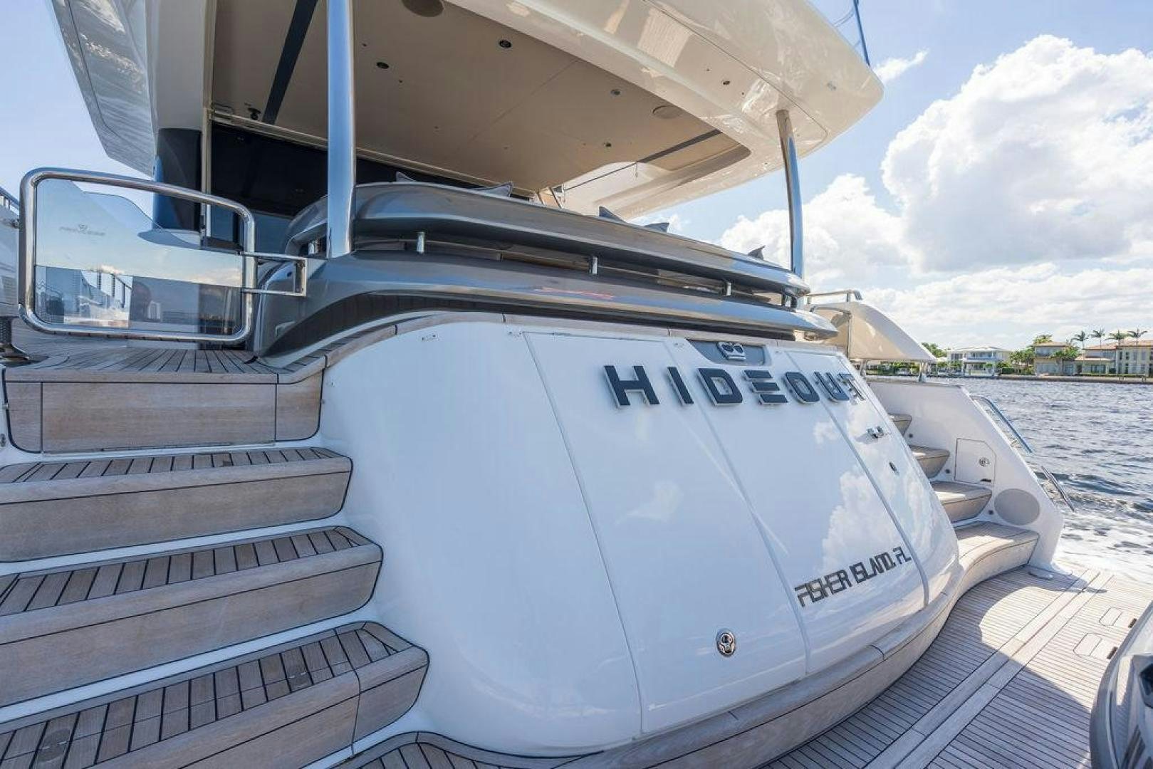 a boat on the water aboard HIDEOUT Yacht for Sale