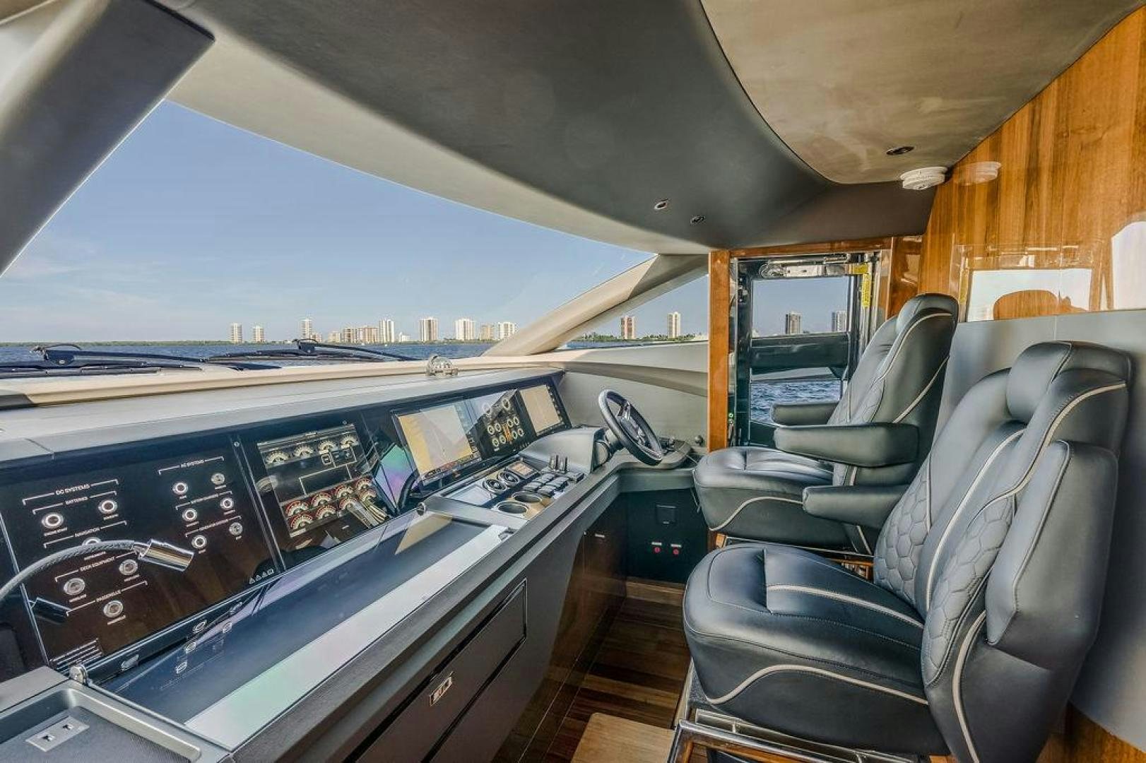 inside of a bus aboard HIDEOUT Yacht for Sale