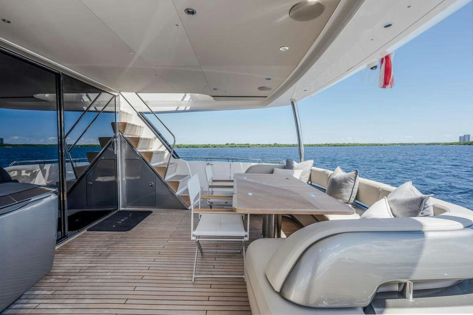 a boat on the water aboard HIDEOUT Yacht for Sale