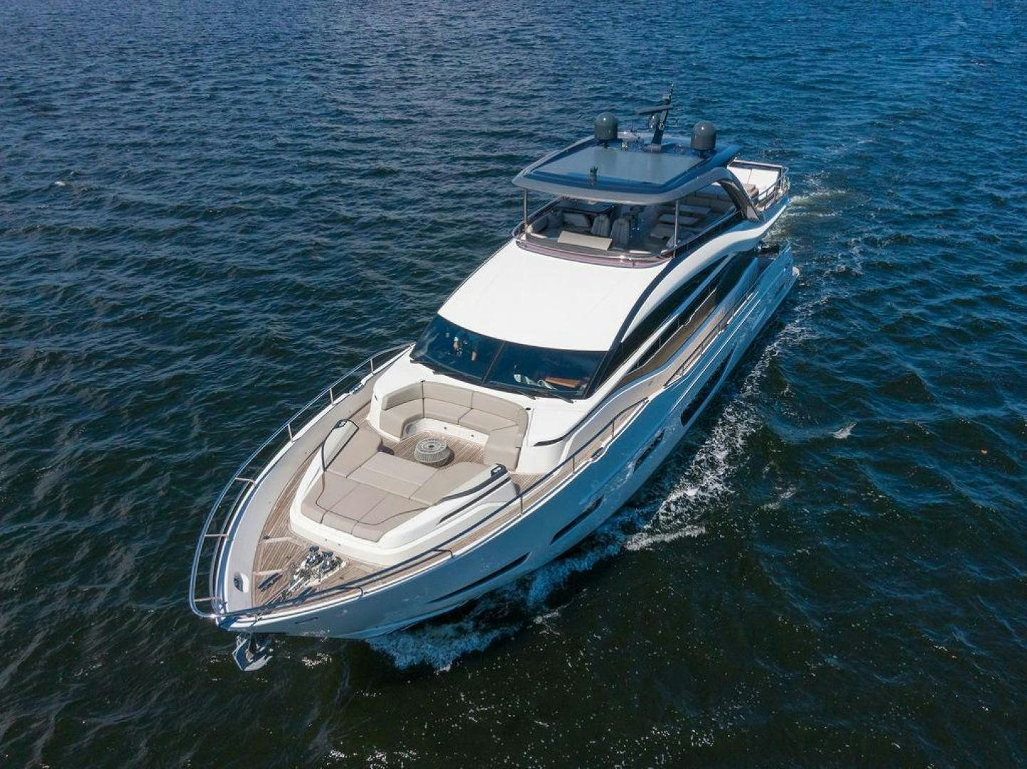 a boat on the water aboard HIDEOUT Yacht for Sale