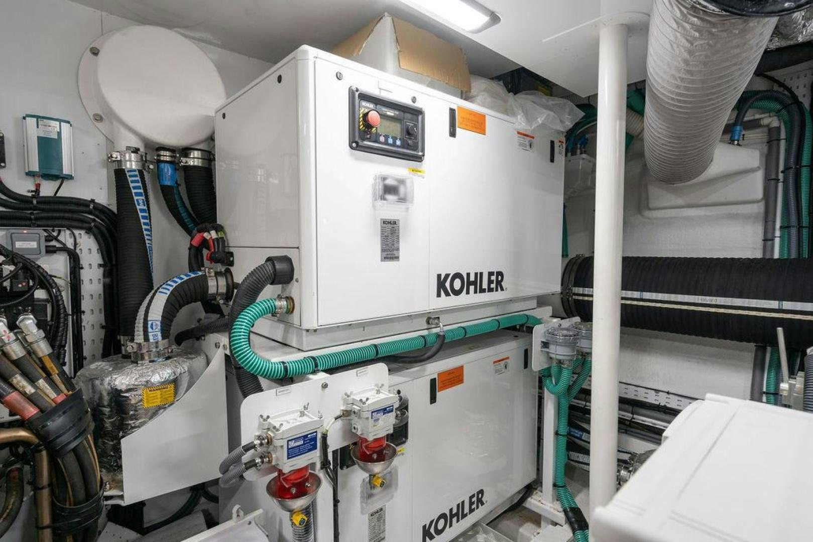 a close-up of a machine aboard HIDEOUT Yacht for Sale