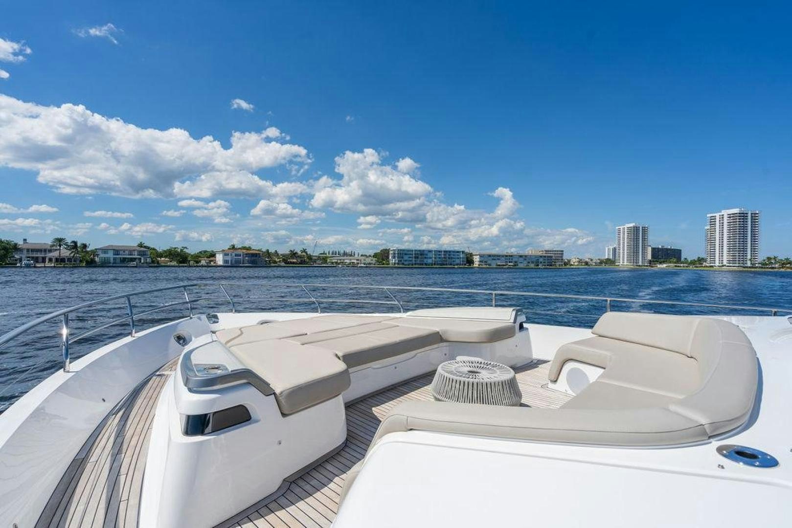 a boat on the water aboard HIDEOUT Yacht for Sale