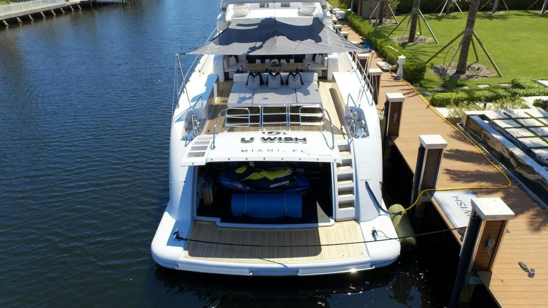 a boat on the water aboard U WISH Yacht for Sale