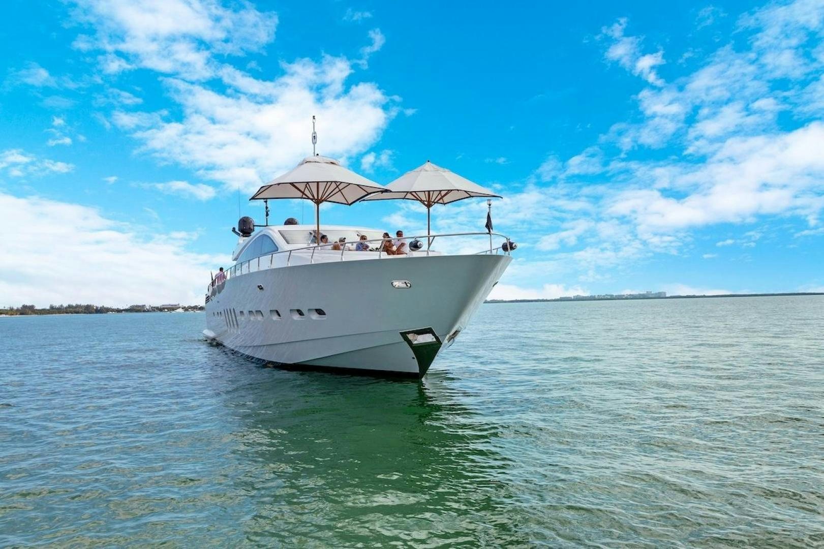 a boat in the water aboard U WISH Yacht for Sale