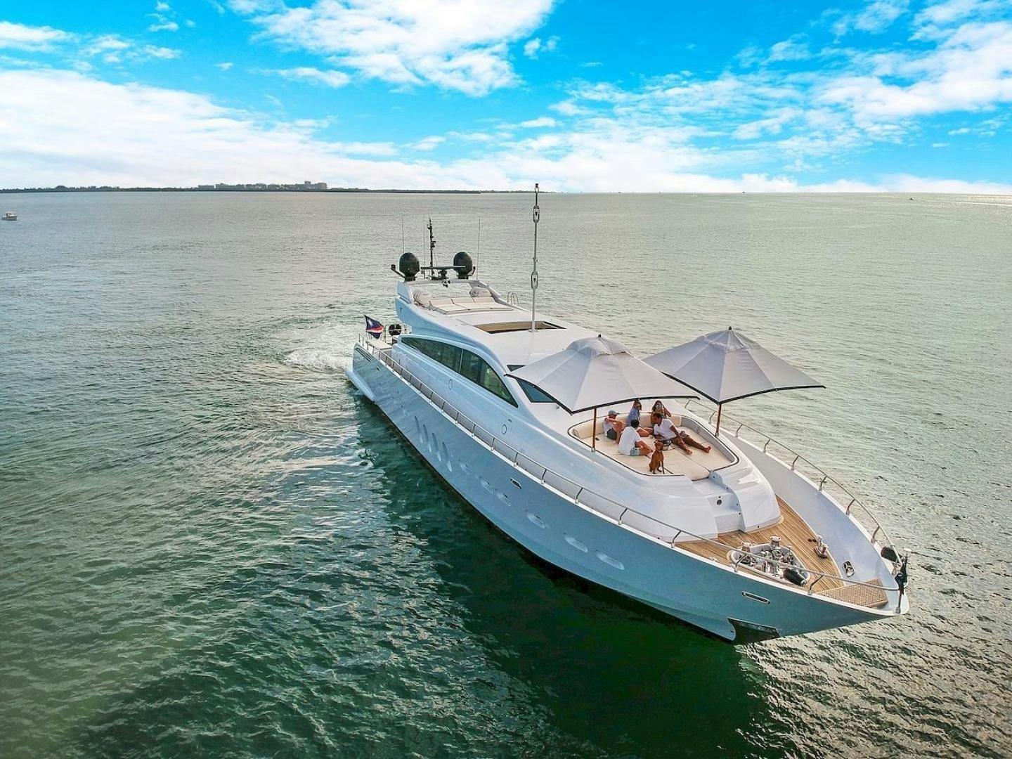 a boat on the water aboard U WISH Yacht for Sale