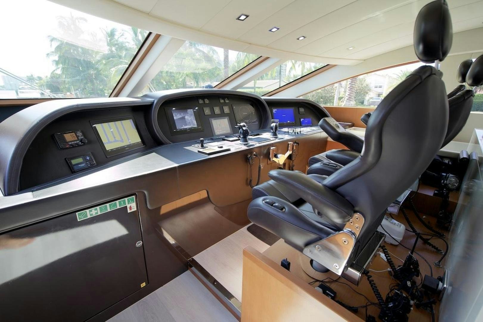 inside of a car aboard U WISH Yacht for Sale