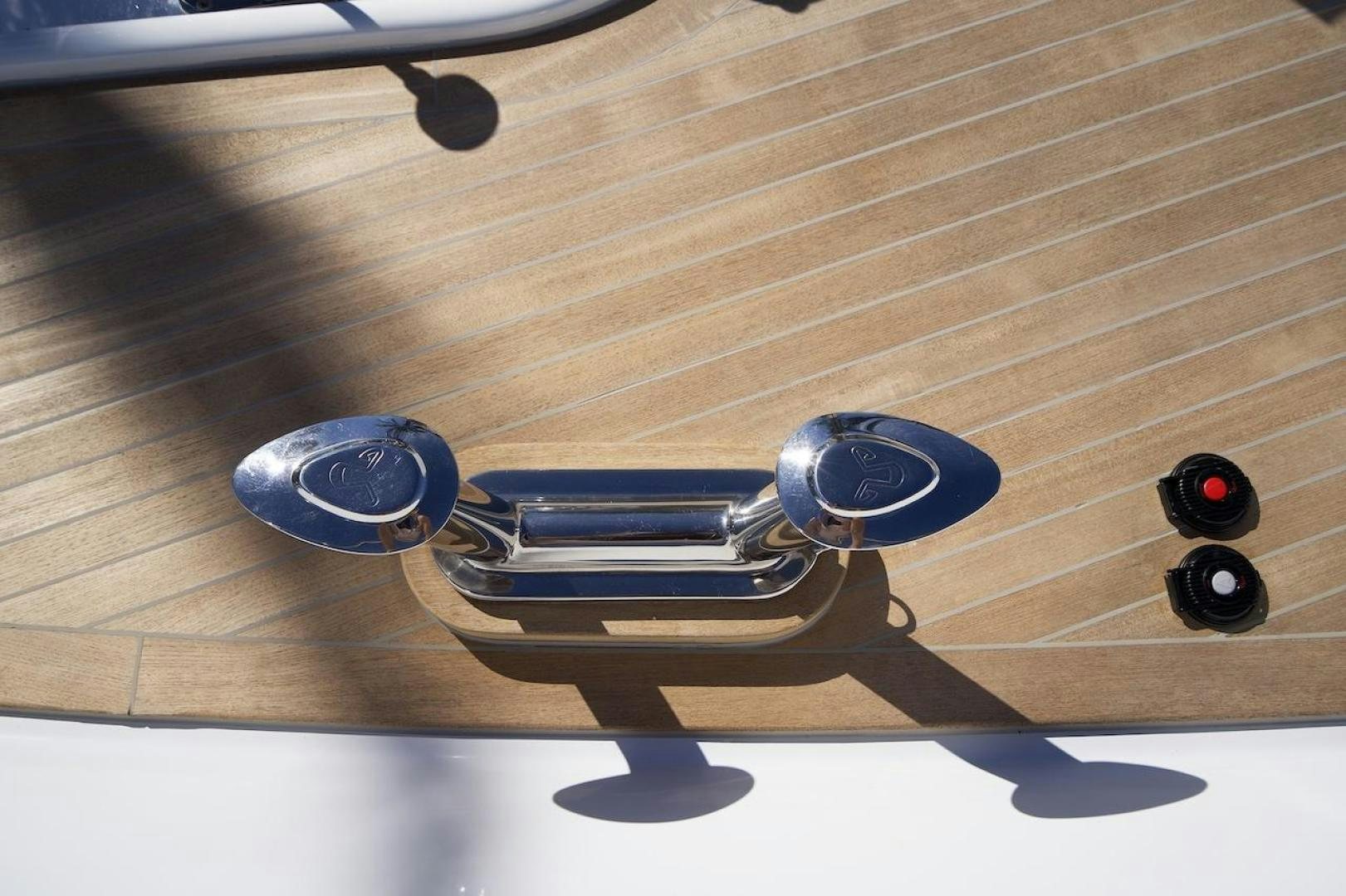 a close-up of a dumbbell aboard U WISH Yacht for Sale