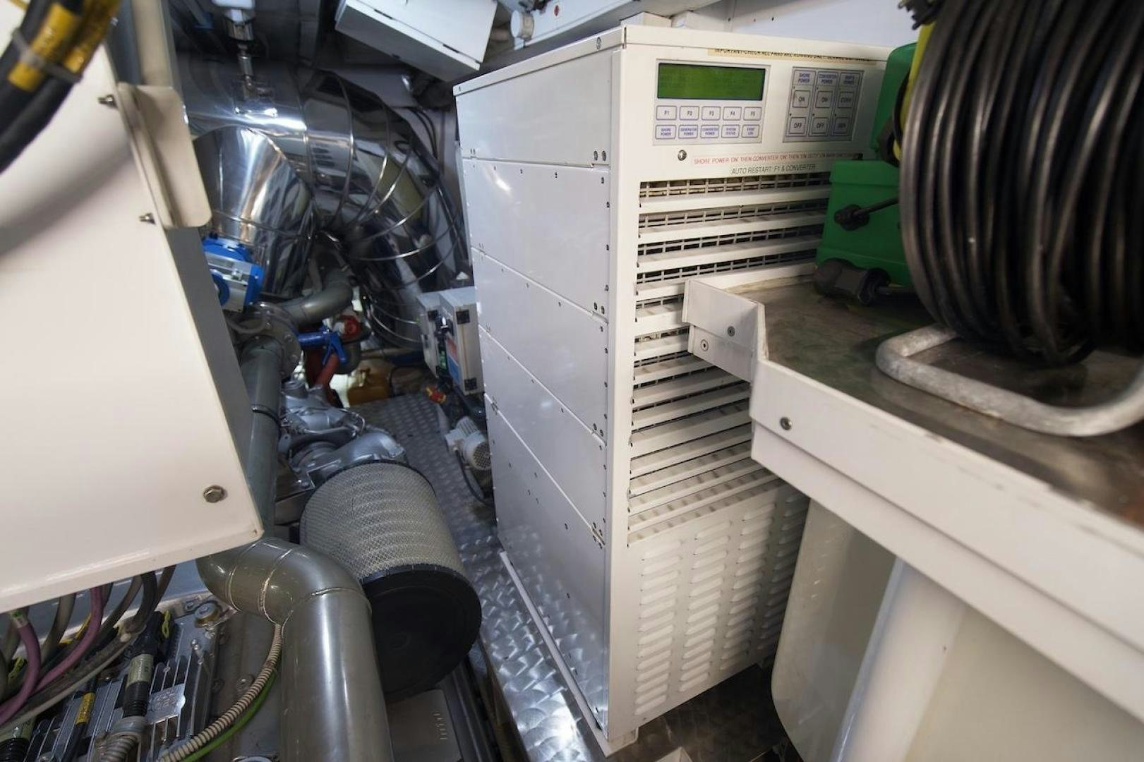 a machine with a large stack of boxes aboard U WISH Yacht for Sale