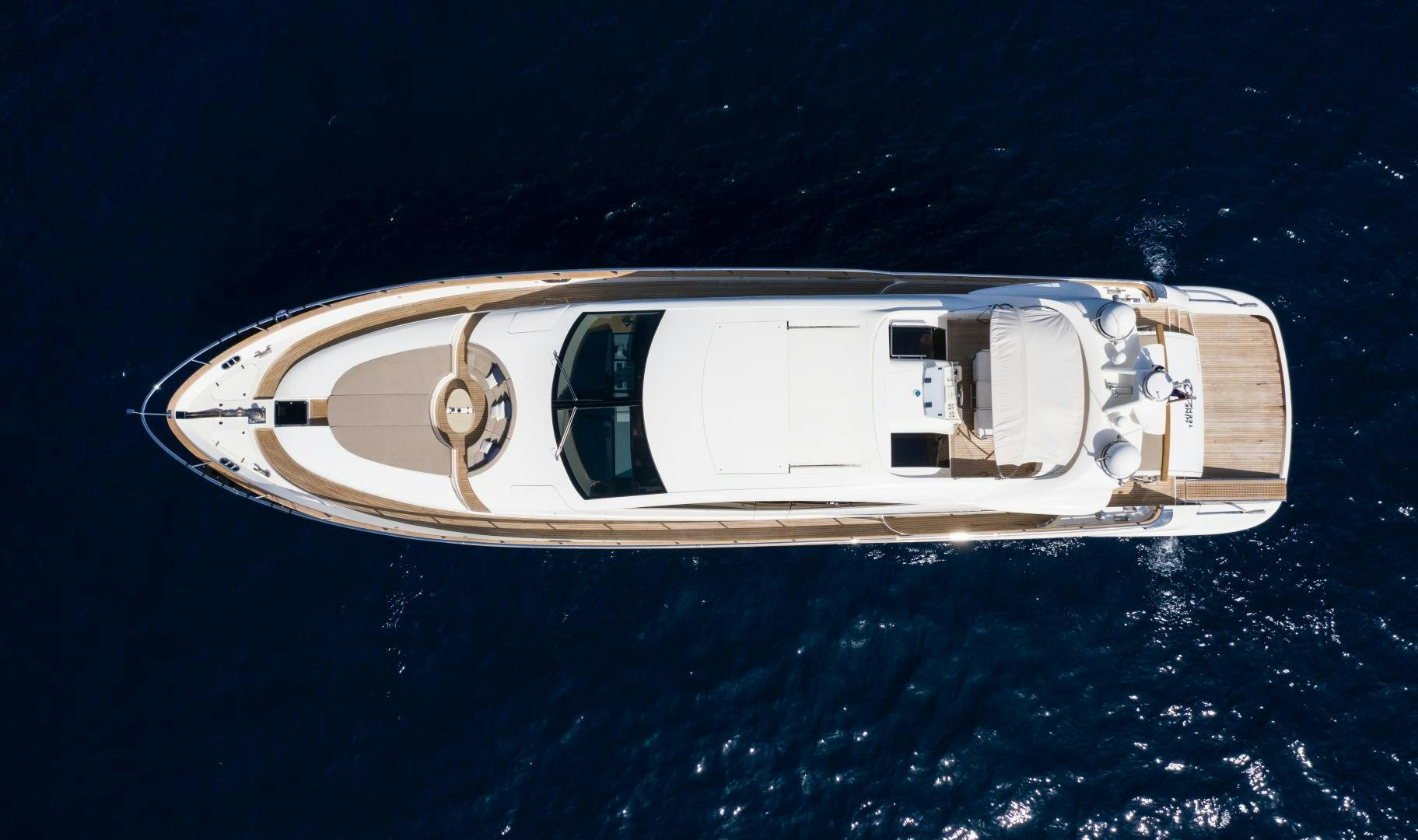 a space ship in outer space aboard MOKI Yacht for Sale