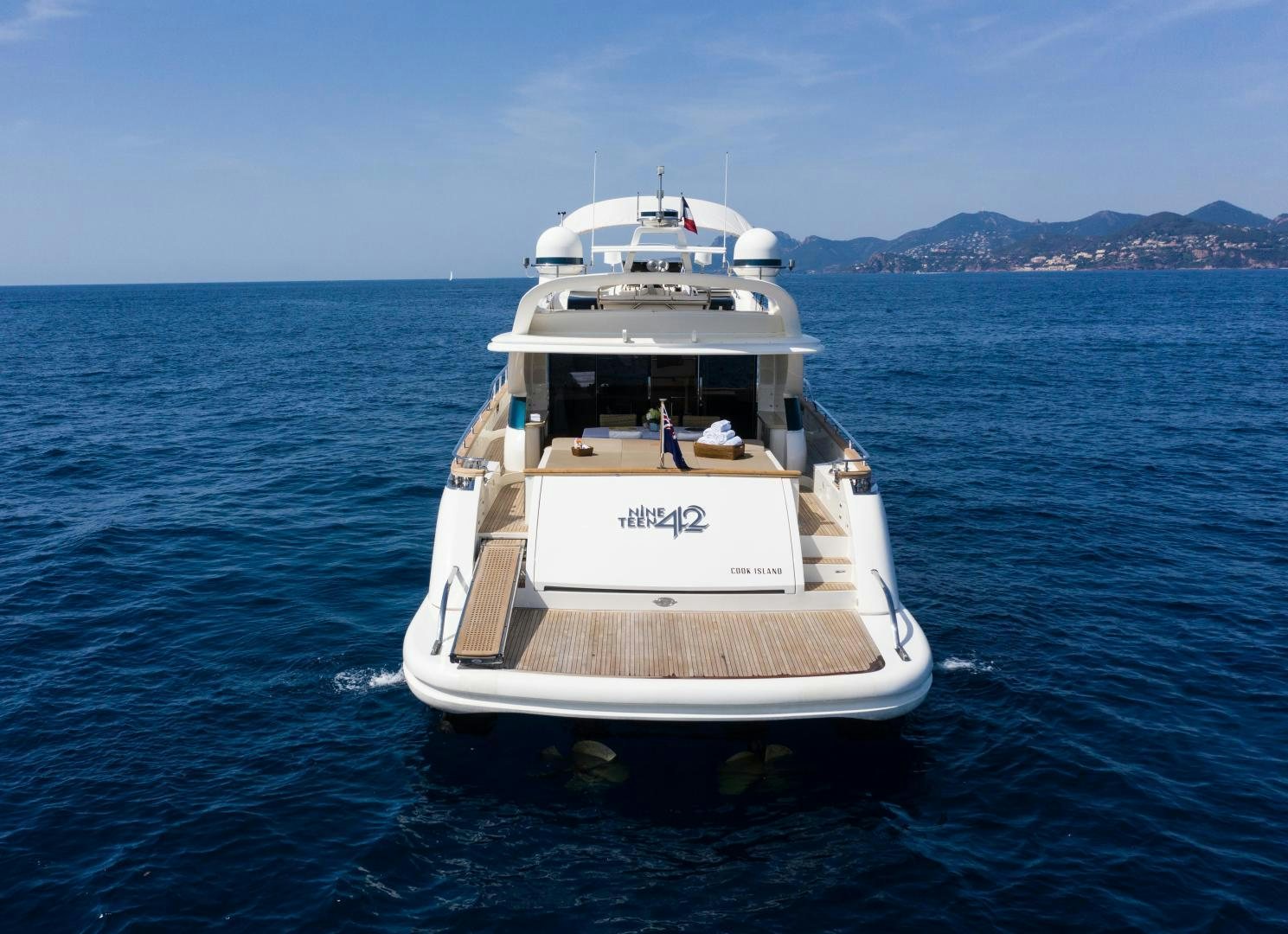 a boat in the water aboard MOKI Yacht for Sale