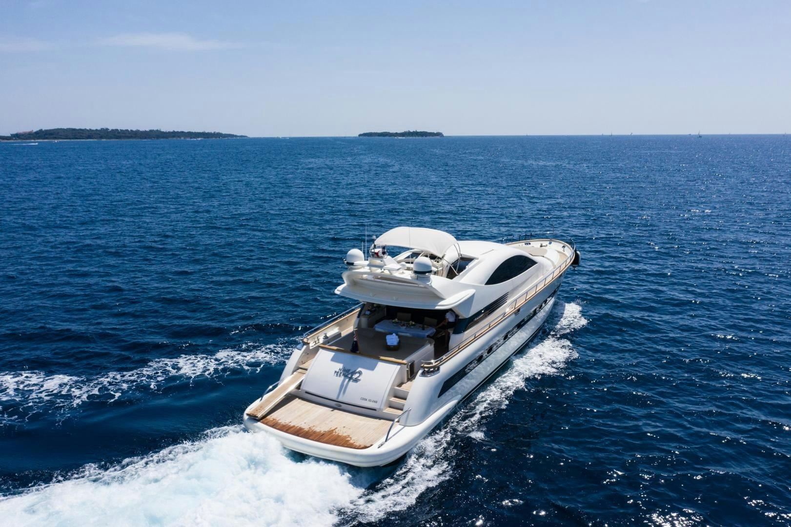 a boat on the water aboard MOKI Yacht for Sale
