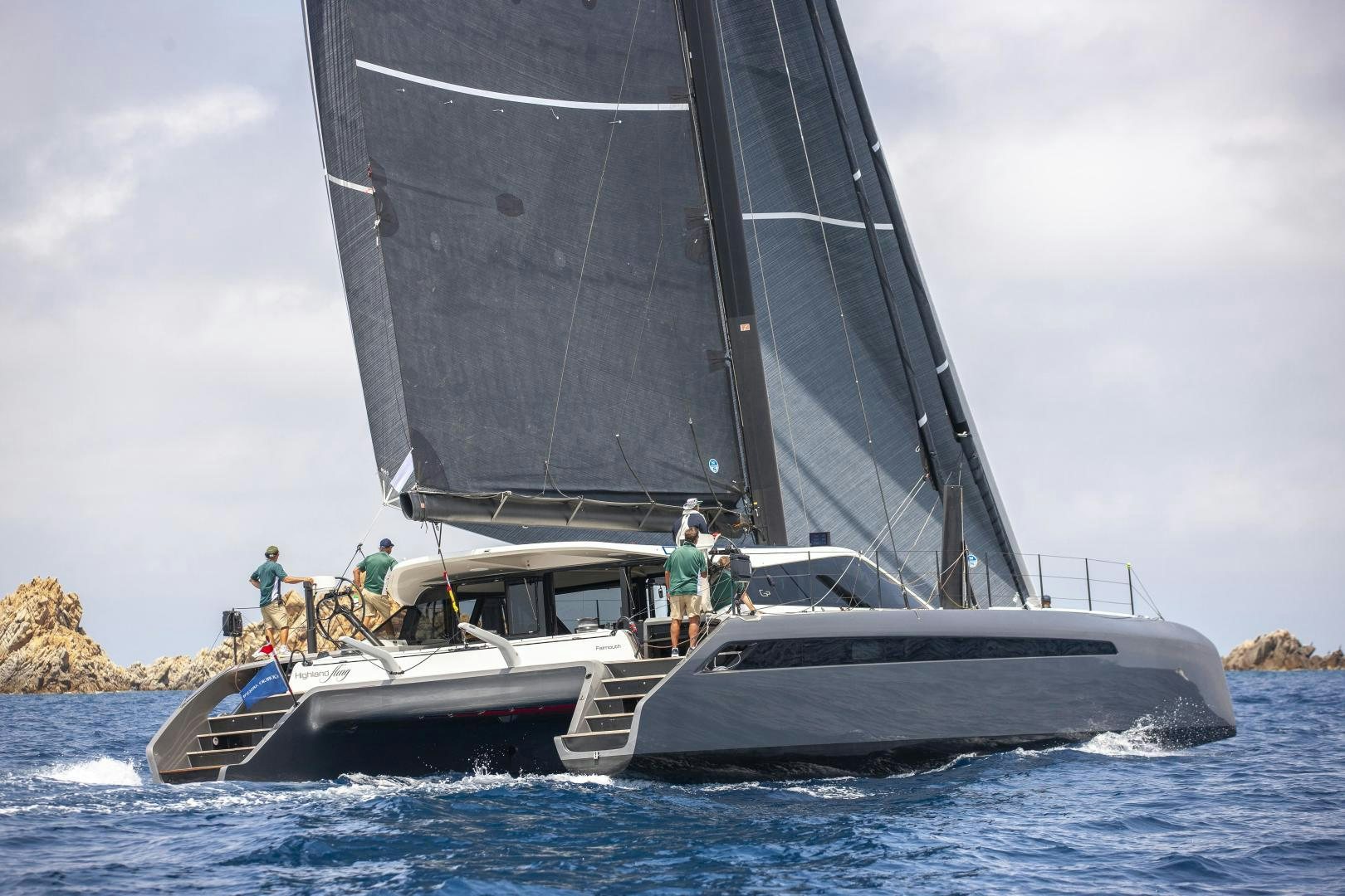 a boat sailing on the sea aboard HIGHLAND FLING 17 Yacht for Sale
