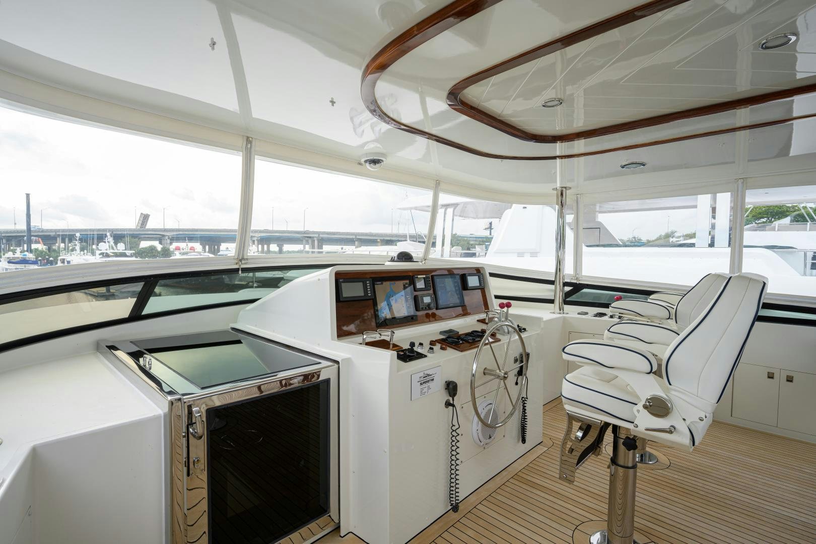 inside of a boat aboard SUPERSTAR Yacht for Sale
