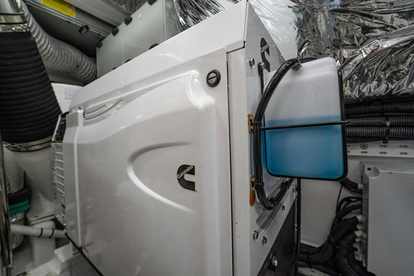 a close-up of a car aboard COCOON Yacht for Sale