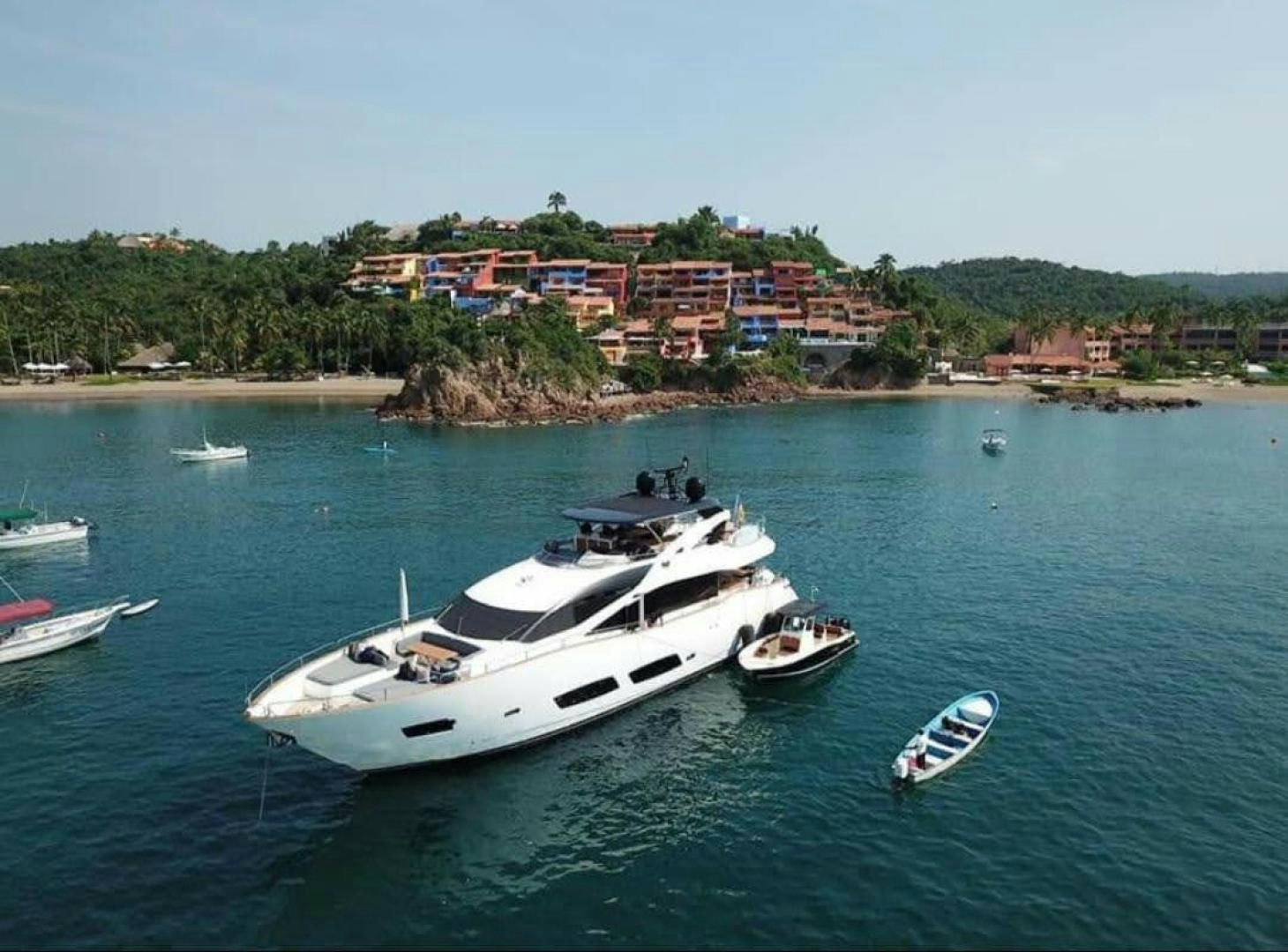 a group of boats in the water aboard RIII Yacht for Sale